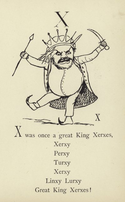 文字X 作： Edward Lear